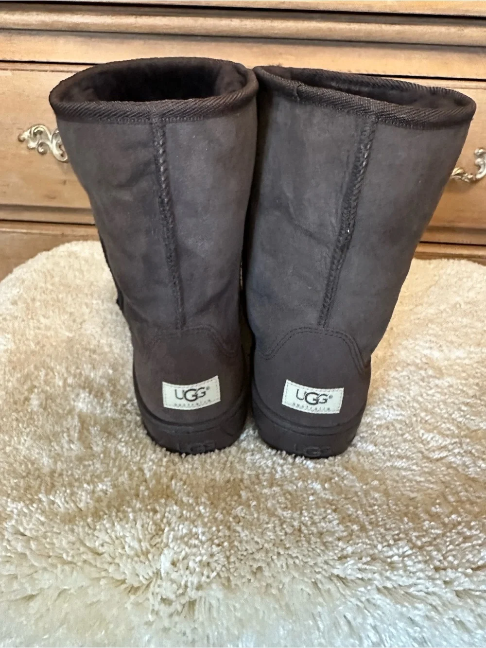 New UGG Men’s Sheepskin Boot #5220 Made in New Zealand US 10 - Picture 6 of 6